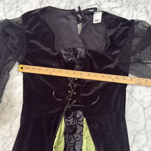Adult Gothic Maiden Witch Sz S/M Fits Sz 2-8 Renaissance Costume - Picture 7 of 11